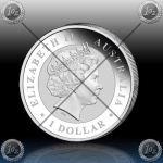 1oz AUSTRALIJA $1  (STOCK HORSE) 2014 BU
